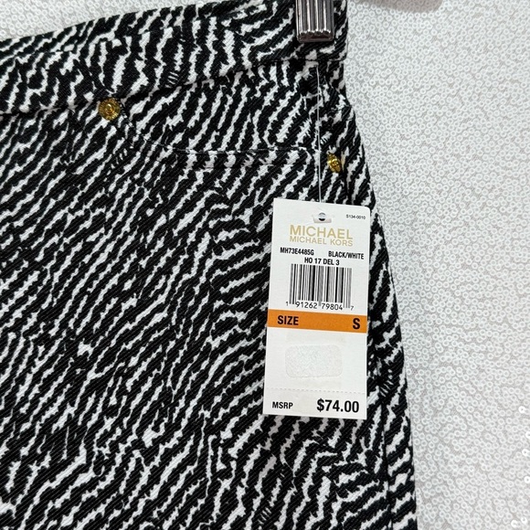 Michael Kors Zebra print jeggings black and white size small - Picture 11 of 16